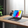 Powerology Smartcase Pro+ Wireless Keyboard Case for iPad - Black - كفر ايباد + كيبورد - لوحة مفاتيح عربي / انجليزي + حامل مغناطيس للتليفون + لوحة مفاتيح مضيئه