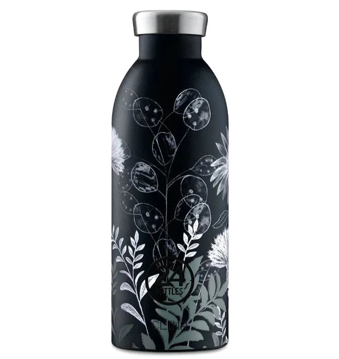 24Bottles Clima 500ml - Navy Garden- مطارة حافظة للحرارة