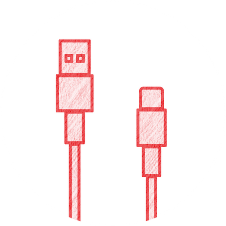 USB-C to USB-A Cable - سلك شحن تايب سي