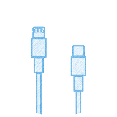 USB-C to Lightning Cable - سلك شحن ايفون تايب سي