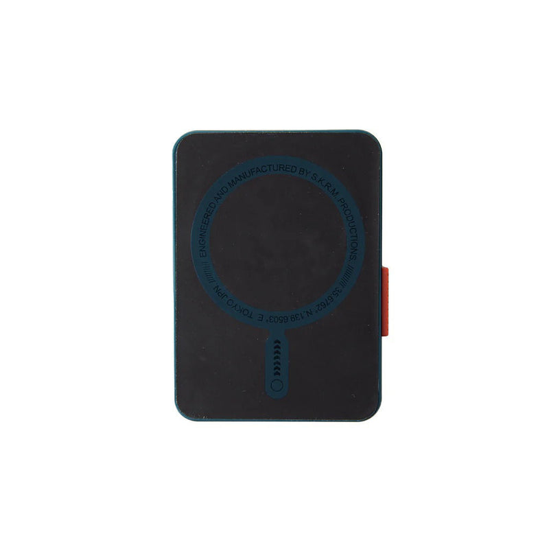 Skinarma Mirage Magnetic Cardholder with Grip Stand Spunk - Blue - مسكة مغناطيس - ماق سيف - وستاند جانبي ورأسي ومحفظة للبطاقات - سكين ارما