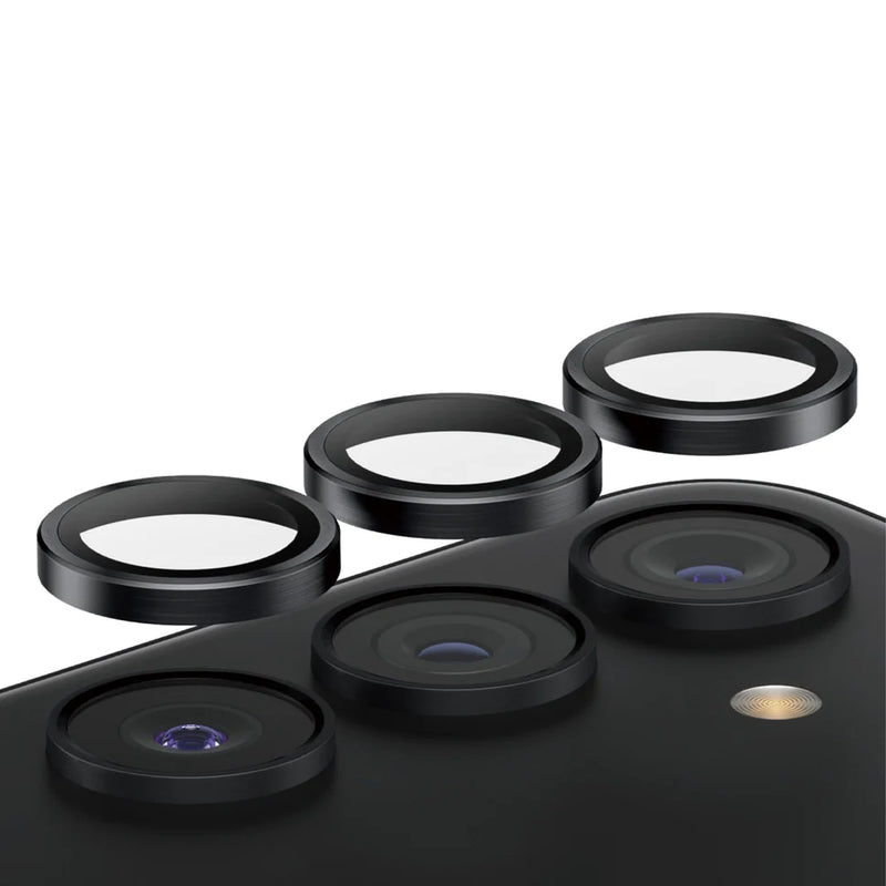 PanzerGlass® Hoops™ Camera Lens Protector Samsung Galaxy S24 / S23 / S23 Plus / Black - حماية كاميرا خلفية - سامسونج