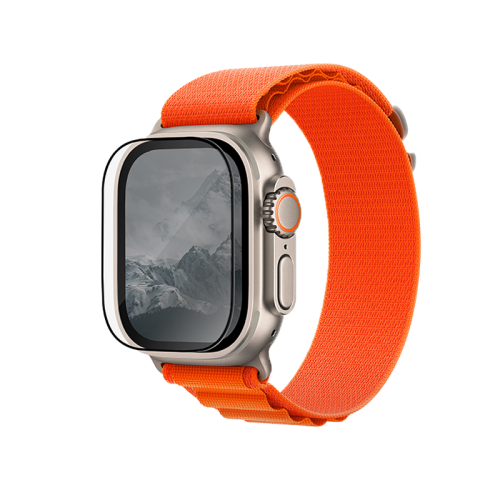 Tempered Glass Screen Protector for - Apple Watch - Ultra 49mm - حماية شاشة لساعة - ابل واتش يونيك - مقاس 49