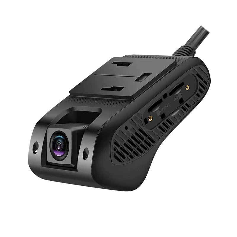 OBCA VIP Dash Cam - Black - كاميرا تصوير للسيارة داخل و خارج السيارة - عالية الجودة - مع خاصية التتبع والمحادثة والاستماع - بث مباشر - تدعم بطاقة اتصال - كفالة 12 شهر