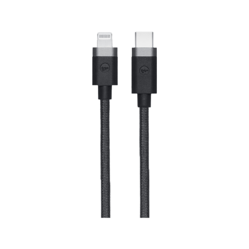 Mophie Charge And Sync USB-C To Lightning Cable 1M - Black - سلك شحن ايفون تايب سي - موفي - 1 متر - كفالة 18 شهر