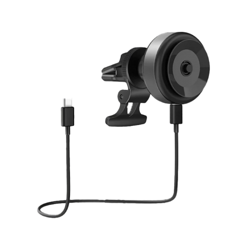 Energea Airlock 15W MagSafe Charging Vacuum Phone Mount - Gunmetal [B] - ستاند سيارة - انيرجيا - شاحن وايرلس - قوة 15 واط - متعدد - فتحة المكيف - شفط