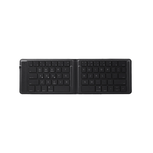 Uniq Forio Foldable Bluetooth Keyboard (Arabic) - Midnight Black) - كيبورد لوحة مفاتيح - قابلة للطي - اغلاق مغناطيسي - بلوتوث وايرلس - لجميع اجهزة الايباد والتابلت والاجهزة اللوحية