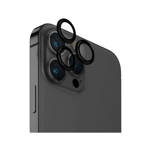 Uniq Optix Camera Lens Protector For iPhone 15/15 Plus/15 Pro/15 Pro Max - Midnight Black - حماية لعدسة كاميرا الهاتف - حبات - يونيك