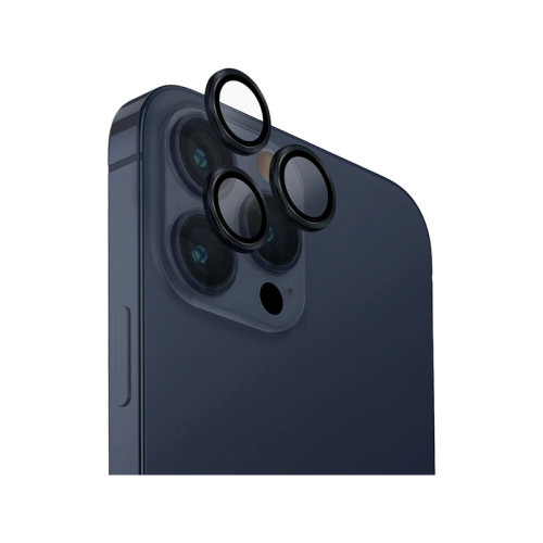 Uniq Optix Camera Lens Protector For iPhone 15/15 Plus/15 Pro/15 Pro Max - Deep Navy - حماية لعدسة كاميرا الهاتف - حبات - يونيك