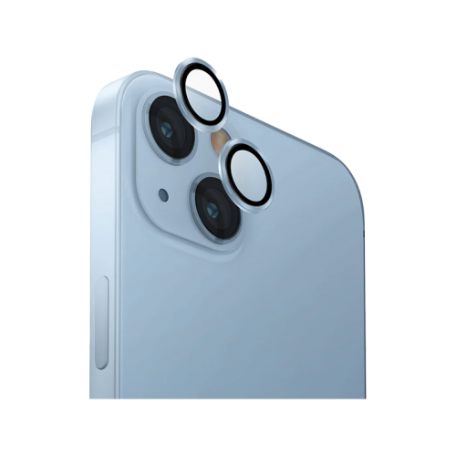 Uniq Optix Camera Lens Protector For iPhone 15/15 Plus - Mist Blue - حماية لعدسة كاميرا الهاتف - يونيك