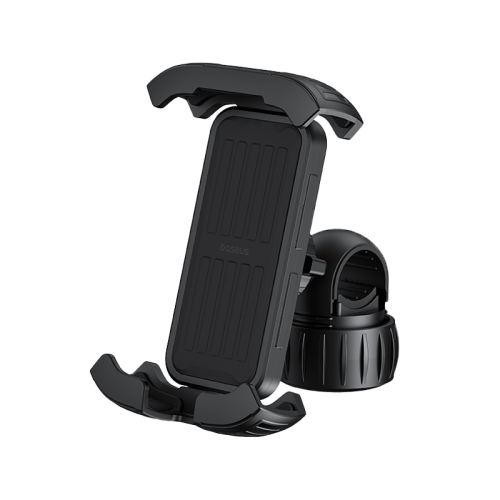 Baseus Quick Go Series Bike Phone Mount - Cluster Black - ستاند للدراجات الهوائية والنارية والاسكوترات - لجميع انواع الاجهزة