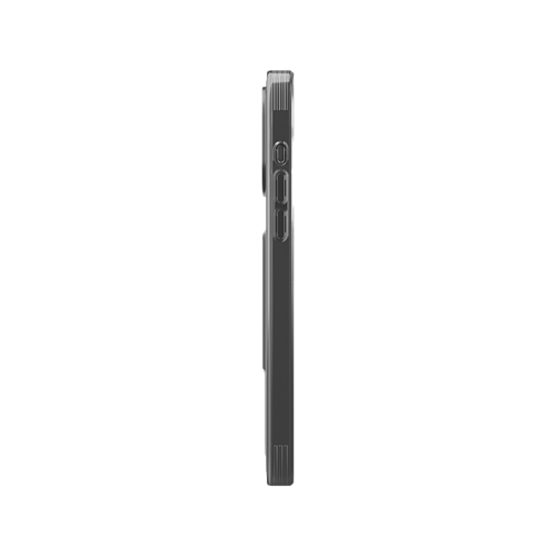 Uniq Hybrid Airfender Case For IPhone 15 - Smoked Grey Tinted  كفر حماية عالية - يونيك - شفاف - مع جيب لحفظ البطاقات