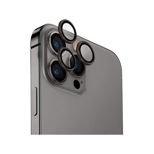 Uniq Optix Camera Lens Protector For IPhone 15 Pro/15Pro MAX - Steel Grey - حماية لعدسة كاميرا الهاتف