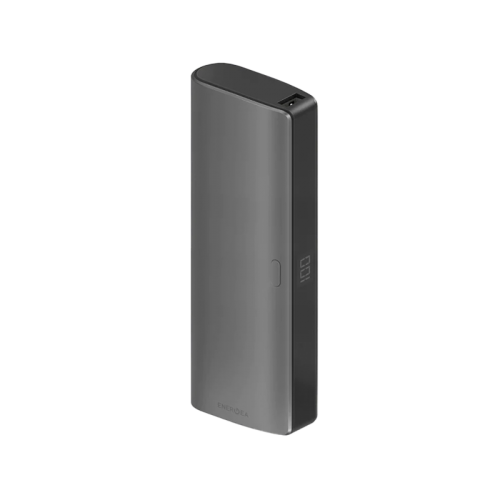 Energea Compac USB-A + USB-C PD 35W 20000mAh Power Bank - Gunmetal - بطارية متنقلة - انيرجيا - سعة 20 الف - قوة 20 واط - تايب سي - يو اس بي - شاشة رقمية - خاصية الشحن السريع - كفالة 12 شهر