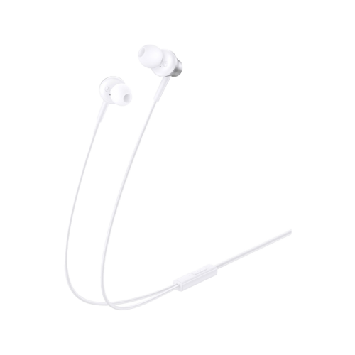 Baseus Encok Wired Earphones - Moon White - سماعة اذن - بيسوس - مع مايكروفون - كفالة 12 شهر