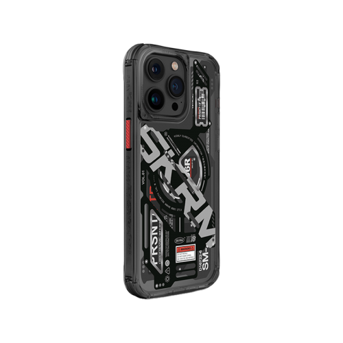 SkinArma Ekho MagSafe Case For IPhone 15/15 Plus/15 Pro/15 Pro MAX   - Black- كفر حماية عالية - سكين ارما - ماغ سيف