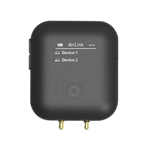 Energea AirLink Dual Channel Airplane Bluetooth Transmitter - Black [B] - جهاز ارسال بلوتوث - للطائرة - انيرجيا