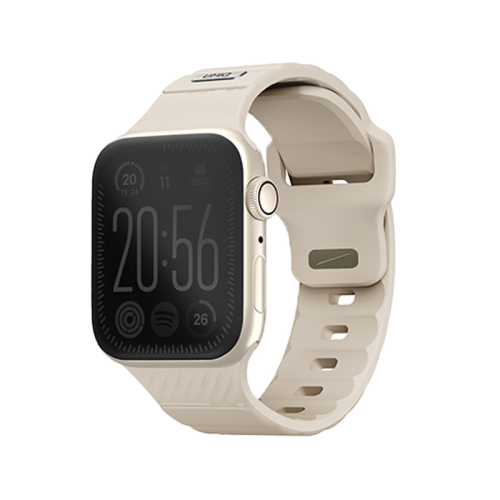 Uniq Stride FKM Strap For Apple Watch - Pale Khaki [B]- سير ساعة ابل - يونيك