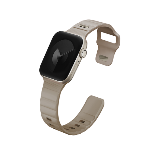 Uniq Stride FKM Strap For Apple Watch - Pale Khaki [B]- سير ساعة ابل - يونيك