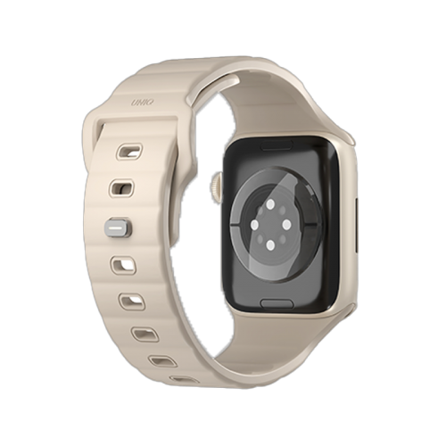 Uniq Stride FKM Strap For Apple Watch - Pale Khaki [B]- سير ساعة ابل - يونيك