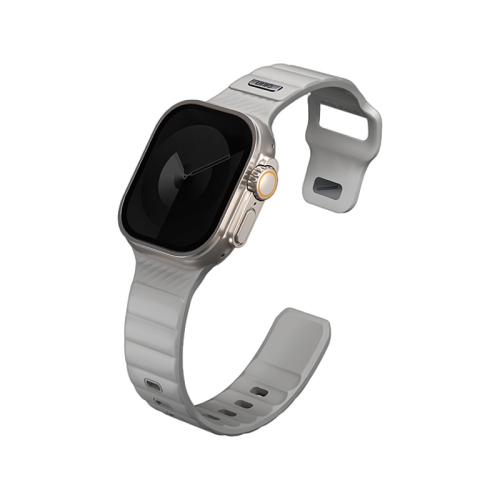 Uniq Stride FKM Strap For Apple Watch - Chalk Grey - سير ساعة ابل - يونيك