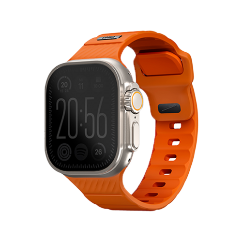 Uniq Stride FKM Strap For Apple Watch - Volt Orange [B] - سير ساعة ابل - يونيك