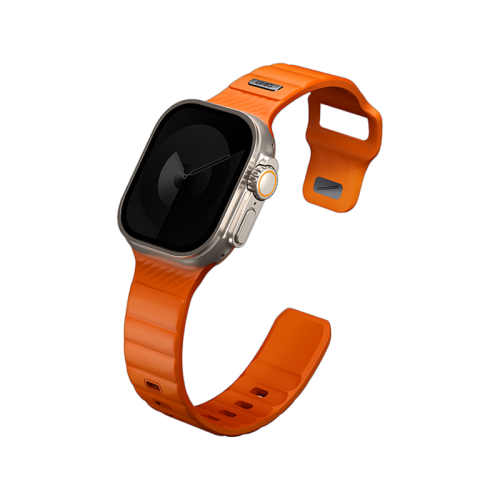 Uniq Stride FKM Strap For Apple Watch - Volt Orange [B] - سير ساعة ابل - يونيك