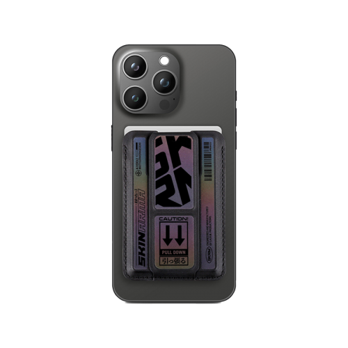 SkinArma Kado Kira Kobai Wallet Mag-Charge Card Holder With Grip Stand - Hologram - مسكة مغناطيس - ماق سيف - وستاند جانبي ورأسي ومحفظة للبطاقات - سكين ارما