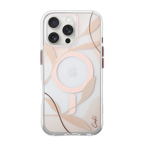 Uniq Coehl Verdure MagSafe Case for iPhone 16 Pro / 16 Pro MAX - Spring Blossom - كفر حماية عالية - يونيك - ماغ سيف