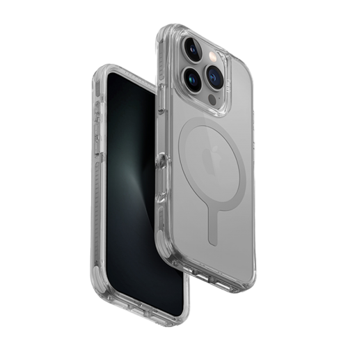 Uniq Hybrid Combat MagSafe Case for iPhone 16 Pro/16 Pro MAX - Stone Grey - كفر حماية عالية - مقاوم للصدمات - يونيك - ماغ سيف