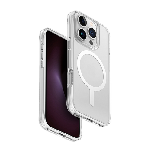 Uniq Hybrid Lifepro Xtreme MagSafe Case for iPhone 16/16 Plus/16 Pro/16 Pro MAX - Dove Forest Clear -  كفر حماية عالية - يونيك - ماغ سيف - شفاف