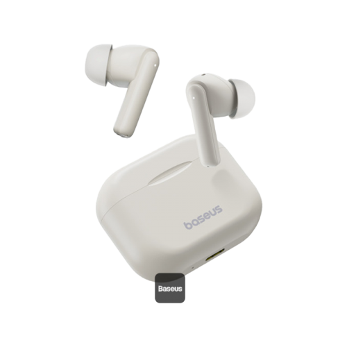 Baseus Bowie E17 True Wireless Earphone - Stellar White [B] -  سماعة بيسوس - بلوتوث - كفاله 12 شهر