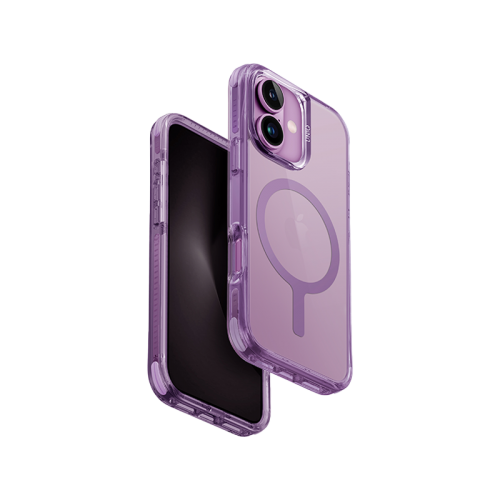 Uniq Hybrid Combat Magsafe Case for iPhone 16 Plus - Grape Pinky [B] - كفر حماية عالية - مقاوم للصدمات - يونيك - ماغ سيف