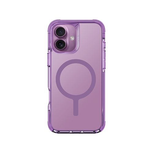 Uniq Hybrid Combat Magsafe Case for iPhone 16 Plus - Grape Pinky [B] - كفر حماية عالية - مقاوم للصدمات - يونيك - ماغ سيف