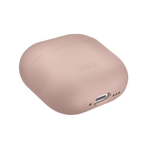 Uniq Lino Hybrid Liquid Silicon Airpods 4th Gen Case – Blush Pink - كفر حماية سماعة ابل ايربودز الجيل الرابع  - 2024 - يونيك