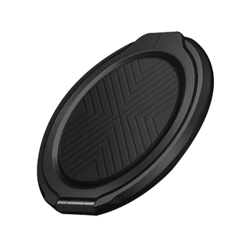 UNIQ Gripfit 360 Magnetic Mount&Kickstand midnight - black - مسكة دائريه مغناطيس وستاند + ماغ سيف