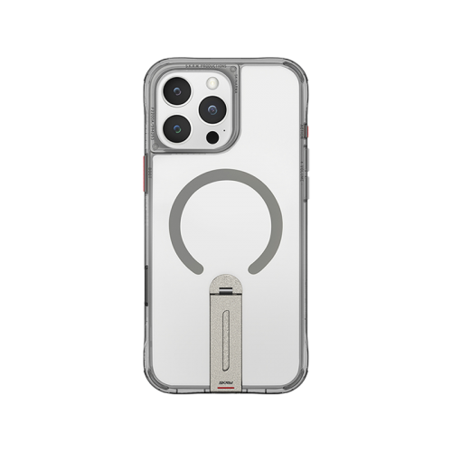 SkinArma Helix MagSafe Case With 360 Rotating Stand for iPhone 16 Pro / 16 Pro Max - Titanium -  كفر حماية عالية - ماغ سيف - مع ستاند