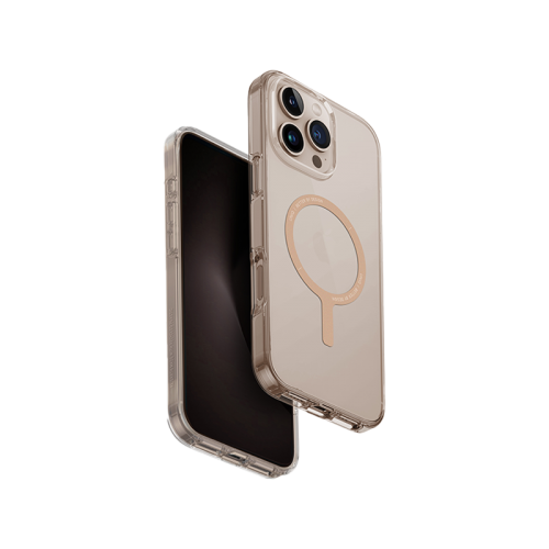 Uniq Hybrid Clario (Eco) MagSafe case for iPhone 16 Pro/16 Pro MAX - Champagne Gold - كفر حماية عالية - يونيك - ماغ سيف