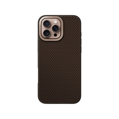 Uniq Hybrid Keva Max MagSafe case with Camera Stand for Apple iPhone 16 Pro / 16 Pro Max - Umber Brown [B]- كفر حماية عالية - يونيك - ماغ سيف + ستاند مكان الكاميرا