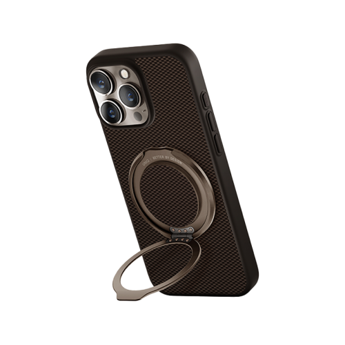 Uniq Keva Air MagSafe case with GripFit Premium for Apple iPhone 16 Pro / 16 Pro Max - Umber Brown - كفر حماية عالية - يونيك - ماغ سيف + مسكه دائرية ماغ سيف