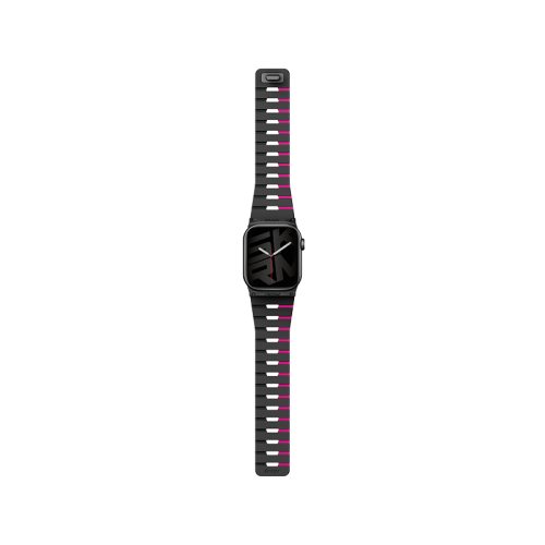 SkinArma Gemini Magnetic Watch Strap for Apple Watch 42/41/40MM - Midnight Purple [B] - سير ساعة أبل واتش