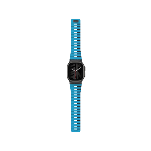 SkinArma Gemini Magnetic Watch Strap for Apple Watch 49/46/45MM - Blue Black [B] - سير ساعة أبل واتش