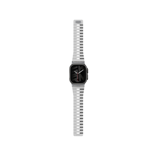 SkinArma Gemini Magnetic Watch Strap for Apple Watch 49/46/45MM - Chalk Black [B] - سير ساعة أبل واتش