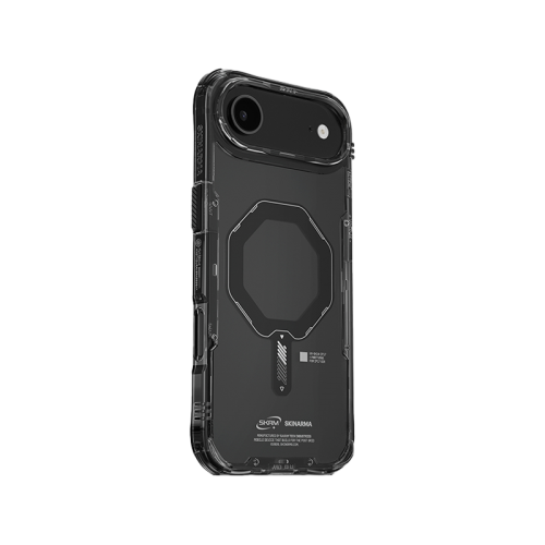 SkinArma Saido MagSafe Case for iPhone 17 - Black - سكين أرما كفر - سلسلة ايفون 17 - ماغ سيف - شفاف اسود