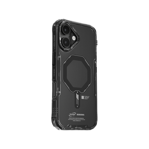 SkinArma Saido MagSafe Case for iPhone 17 - Black - سكين أرما كفر - سلسلة ايفون 17 - ماغ سيف - شفاف اسود
