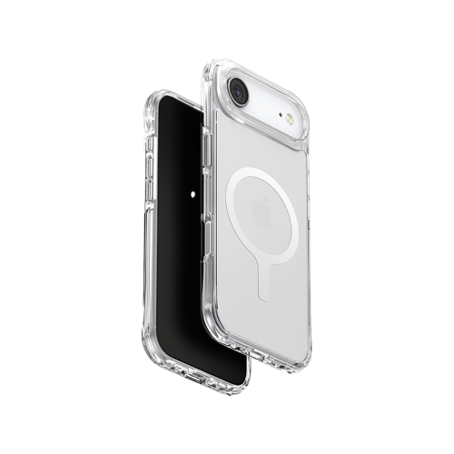 Uniq Hybrid Lifepro Xtreme MagSafe Case for iPhone 17 - Frost Clear / White - كفر حمايه عاليه - يونيك - سلسلة ايفون 17 - ماغ سيف - شفاف