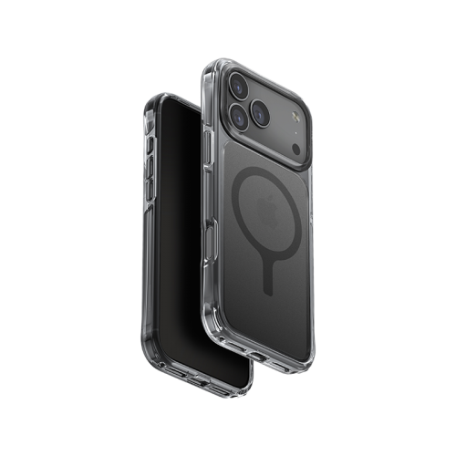 Uniq Hybrid Lifepro Xtreme MagSafe Case for iPhone 17 - Frost Smoke - كفر حمايه عاليه - يونيك - سلسلة ايفون 17 - ماغ سيف - شفاف