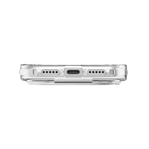 Uniq Hybrid Heldro Air MagSafe Case for iPhone 17 - Lucent Clear [B] - كفر حمايه عاليه - يونيك - سلسلة ايفون 17 - مع مسكه - ماغ سيف - شفاف