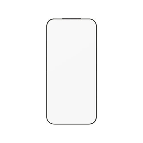 Uniq Optix Vivid Clear Glass Screen Protector for iPhone 17 - حماية شاشة شفافة عالية الجودة -مع اطار اسود - سلسلة ايفون 17 - يونيك