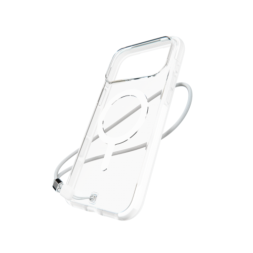 BodyGuardz Ace Pro MagSafe Case for iPhone 17 Pro/17 Pro Max - Cloud White [B] - كفر حمايه عاليه مع علاق - سلسلة ايفون 17 - مع مسكه - ماغ سيف